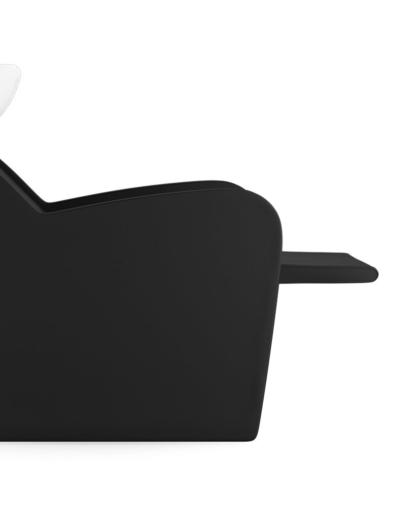 Fredda II murstensfarvet massagevask med hvid kumme fra Solida Furniture, air-massage funktion
